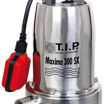 Artikelbild des Artikels “T.I.P. Maxima 300 IX 30116 Schmutzwasser-Tauchpumpe 230V 18000 l/h 8m “