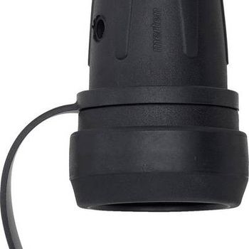 Product image of the product “Merten 174151 Schutzkontaktkupplung Gummi 250V black IP44 ”