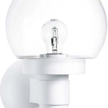 Product image of the product “Steinel L 115 S 657413 Außenwandleuchte with Bewegungsmelder Energiesparlampe, LED E27 60 W white ”