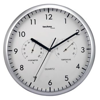 Product image of the product “Techno Line WT 650 Quarz wall clock 26cm silver ”