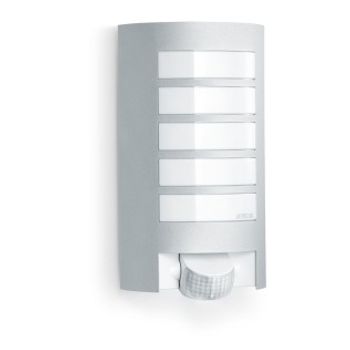 Product image of the product “Steinel L 12 S 657918 Außenwandleuchte with Bewegungsmelder Energiesparlampe, LED E27 60 W silver ”