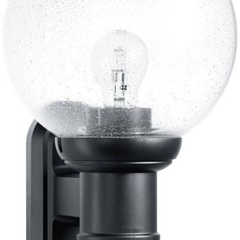 Product image of the product “Steinel L 560 S 634216 Außenwandleuchte with Bewegungsmelder Energiesparlampe, LED E27 60 W black ”