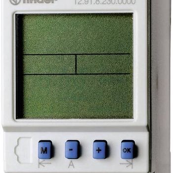 Artikelbild des Artikels “Finder 12.91.8.230.0000 Zeitschaltuhr für Hutschiene 230 V/AC Tagesprogramm “