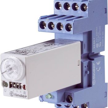 Artikelbild des Artikels “Finder 85.04.0.012.0000 Zeitrelais, Steckanschluss Multifunktional 12 V/DC, 12 V/AC 1 St. 7 Zeitbereiche - ohne Fassung “