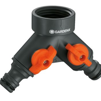 Product image of the product “Gardena 938-20 Y Twin-Tap Connector 265 mm (G 3/4) ”