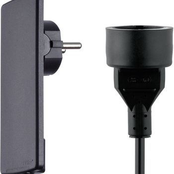 Product image of the product “EVOline 151000155100 Strom extension cable 16A black 1.50m H05VV-F 3G 1,5mm² ”