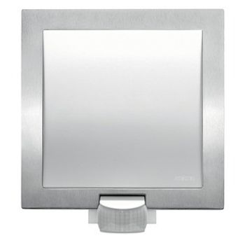 Image du produit “Steinel L20 S 566814 Außenwandleuchte avec Bewegungsmelder Energiesparlampe, LED E27 60W argent ”