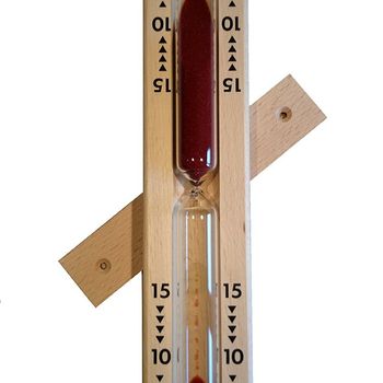 Product image of the product “TFA 40.1001 Sauna Hour-Glass 5.2x3x28.7 cm Beech Wood  ”