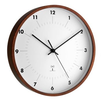 Product image of the product “TFA Dostmann 98.1097 Funk wall clock 25.5cm x 5cm wood ”