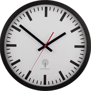 Product image of the product “EuroTime 56862 Funk-wall clock Bahnhof 40cm ”