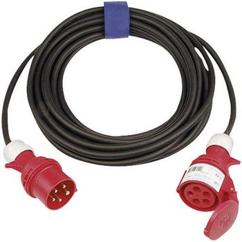Product image of the product “SIROX 362.010 Strom extension cable 16A black 10.00m H07RN-F 5G 1,5mm² with Phasenwender ”