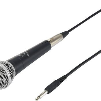 Artikelbild des Artikels “Renkforce PM58B Hand Gesangs-Mikrofon Übertragungsart (Details):Kabelgebunden inkl. Kabel Mikrofon (6.3mm Klinke) Kabelgebunden “