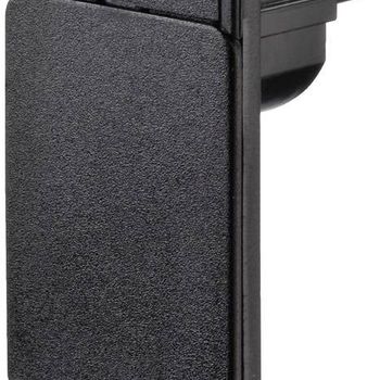 Product image of the product “NVB 104548 Schutzkontakt-Flachplug plastic with Aussteckhilfe 230V black IP20 ”