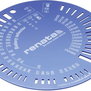 Artikelbild des Artikels “Renata Selektor ZW9801 Knopfzellenschablone “