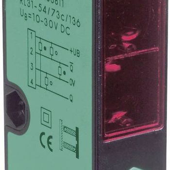 Product image of the product “Pepperl+Fuchs Reflexions-Lichtschranke RL31-54/73C/136 RL31-54/73C/136 dunkelschaltend, Polarisationsfilter 1 pc(s) ”