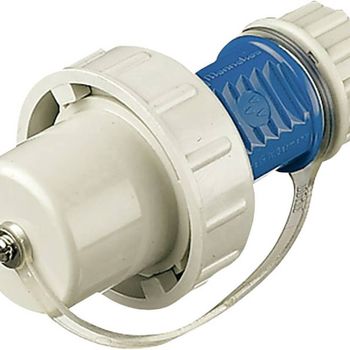 Image du produit “MENNEKES 10828 Schutzkontaktprise mâle plastique druckwasserdicht 230 V blanc, bleue IP68 ”