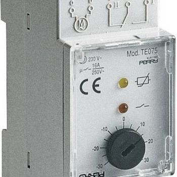 Artikelbild des Artikels “Wallair 1TMTE075 Einbauthermostat Hutschiene -30 bis 30°C “