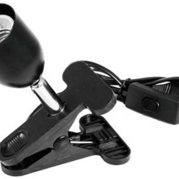 Product image of the product “Eurolite 9460120N Lampenfassung-adaptor E27 230V 60W with Klemmbefestigung, with Eurostecker, with Wippschalter ”