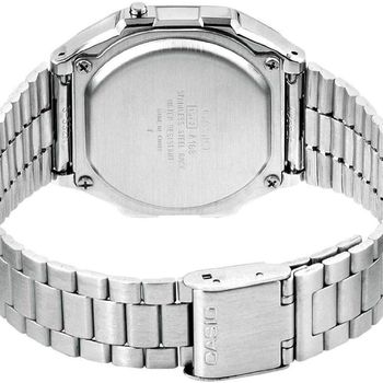 Artikelbild des Artikels “Casio Armbanduhr A168WA-1YES (B x H) 36.30 mm x 38.60 mm Silber Gehäusematerial=Kunstharz Material (Armband)=Edelstahl “