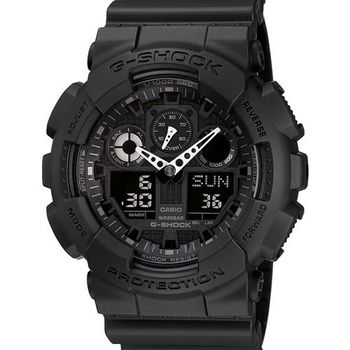 Artikelbild des Artikels “Casio Armbanduhr GA-100-1A1ER (B x H) 51.20mm x 55mm Schwarz Gehäusematerial=Kunstharz Material (Armband)=Kunstharz “