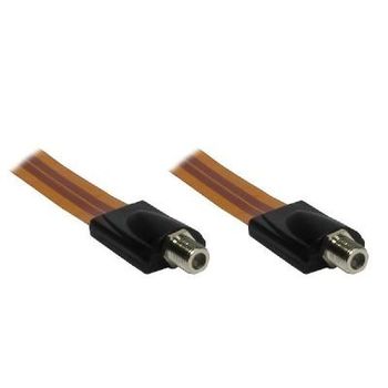 Product image of the product “GoodConnections SAT Fensterdurchführung High-Quality, Gesamtlänge incl. jack 26,5cm, flexible Länge 17,5cm, transparent, ”