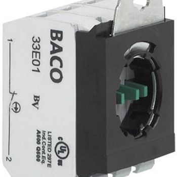 Product image of the product “BACO 333ER10 Kontaktelement with Befestigungsadapter 1 Schließer tastend 600V ”