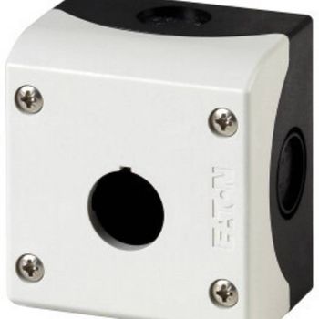 Image du produit “Eaton M22-I1 216535 Aufbauboîte 1 Einbaustelle, pour Bodenbefestigung (Ø x H) 22mm x 80mm anthracite 1 pc(s) ”