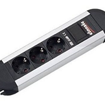 Image du produit “BACHMANN PRIMO multiprise 3x Schutzkontakt Aluminium 1,75m ”