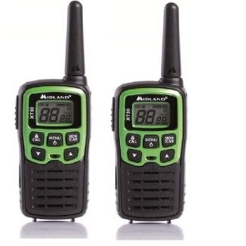 Product image of the product “Midland XT30 two-way radio 16 channels 446.00625 – 446.09375 Black, Green ”