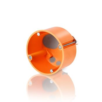 Product image of the product “F-Tronic 7360028 Hohlwand-Gerätedose winddicht (Ø x T) 68mm x 47mm 25er Set 25St. ”