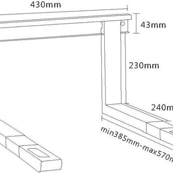 Artikelbild des Artikels “My Wall HW 2 WL HW 2 WL Mikrowellenhalterung Weiß “