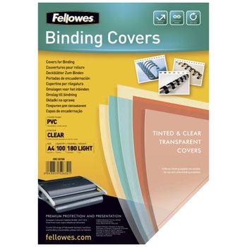 Product image of the product “Fellowes 5375901 binding cover A4 Plastic, PVC Transparent 100 pc(s) ”