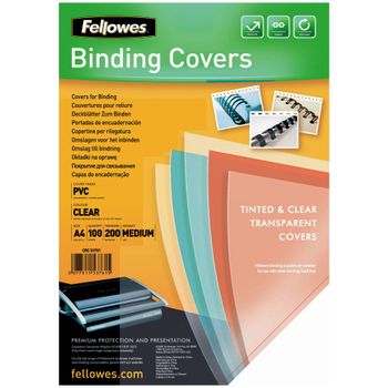 Product image of the product “Fellowes 5376102 binding cover A4 PVC Transparent 100 pc(s) ”