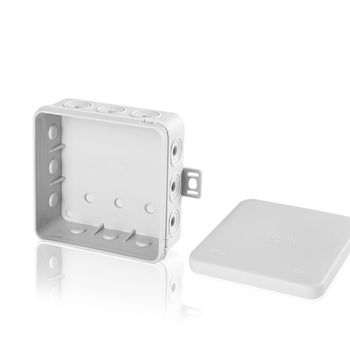 Product image of the product “F-Tronic 7340139 Abzweigkasten (L x B x H) 75 x 75 x 40mm light grey IP54 10St. ”