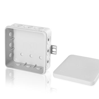 Product image of the product “F-Tronic 7340038 Abzweigkasten (L x B x H) 85 x 85 x 40mm light grey IP54 10St. ”