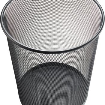 Product image of the product “Helit H2518595 waste container Round Mesh, Steel Black ”