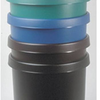 Product image of the product “Helit H6106295 waste container Round Plastic Black ”