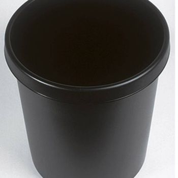 Product image of the product “Helit H6106195 waste container Round Plastic Black ”