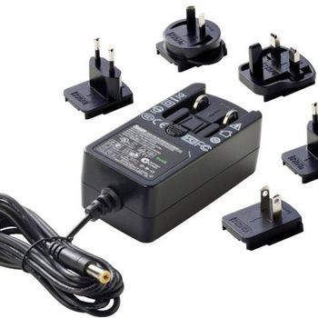 Artikelbild des Artikels “Dehner Elektronik SYS 1541-2424-W2E Steckernetzteil, Festspannung 24 V/DC 1000mA 24W mit UK-Adapter, mit USA-Adapter, mit “