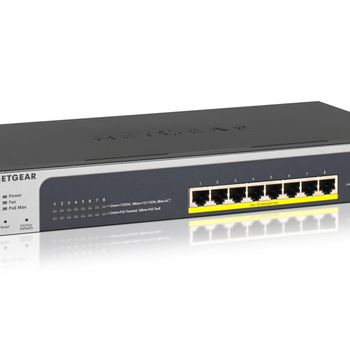 Product image of the product “NETGEAR GS510TPP Managed L2/L3/L4 Gigabit Ethernet (10/100/1000) Power over Ethernet (PoE) Black ”