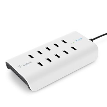 Artikelbild des Artikels “Belkin 10-Port USB-Ladestation,120W, 2,4A pro Port, Weiß “