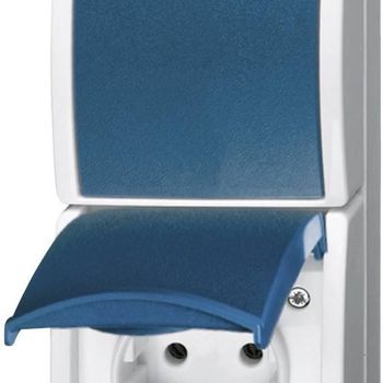 Product image of the product “Busch-Jaeger 2601/6/20 EW-53 Blue,White socket-outlet ”