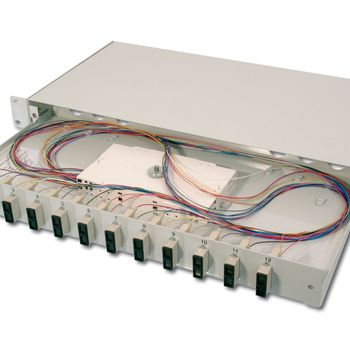 Product image of the product “Digitus Fiber Optic Splice Box, Equipped, SC, OM3 ”