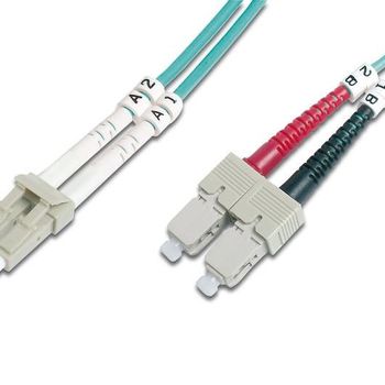 Product image of the product “Digitus Fiber Optic Multimode Patch Cord, OM4, LC / SC ”