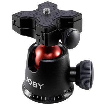 Product image of the product “Joby BallHead 5K tripod head Black, Red Acrylonitrile butadiene styrene (ABS), Aluminium, Stainless steel, Steel, Thermoplastic elastomer (TPE) 1/4