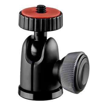 Product image of the product “Joby BallHead 1K tripod head Black, Red Acrylonitrile butadiene styrene (ABS), Aluminium, Spring steel, Steel, Thermoplastic elastomer (TPE) 1/4