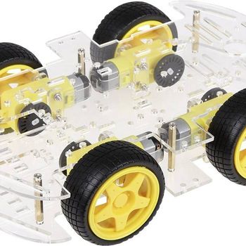 Image du produit “Joy-it Roboter Fahrgestell Roboter Auto Kit 4WD Robot03 ”