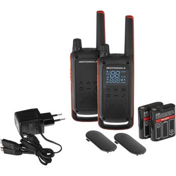 Product image of the product “Motorola Talkabout T82 two-way radio 16 channels 446 - 446.2 MHz Black, Orange ”