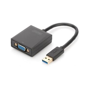 Artikelbild des Artikels “Digitus USB 3.2 Gen 1 (USB 3.0), VGA, Notebook, TV, Monitor, Video Adapterkabel [1x USB 3.2 Gen 1 Stecker A (USB 3.0) - 1x “