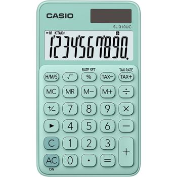 Imagen del producto “Casio SL-310UC-GN calculadora Bolsillo Calculadora básica Verde ”